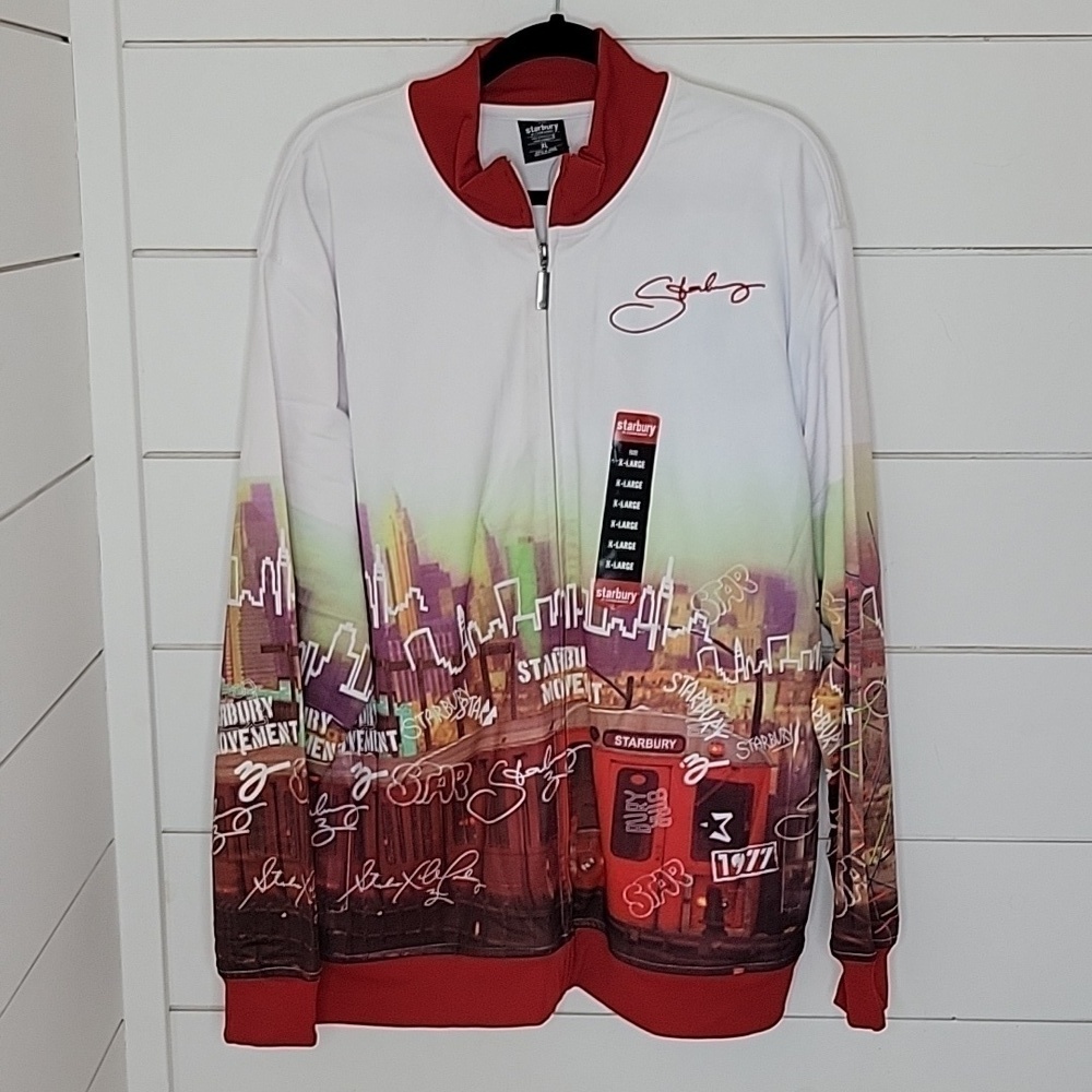 NWT LOT Starbury XL jacket L long sleeve tee shirt